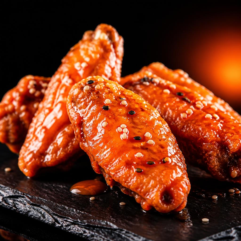 Orden de alitas de pollo con salsa BBQ de Alas Box