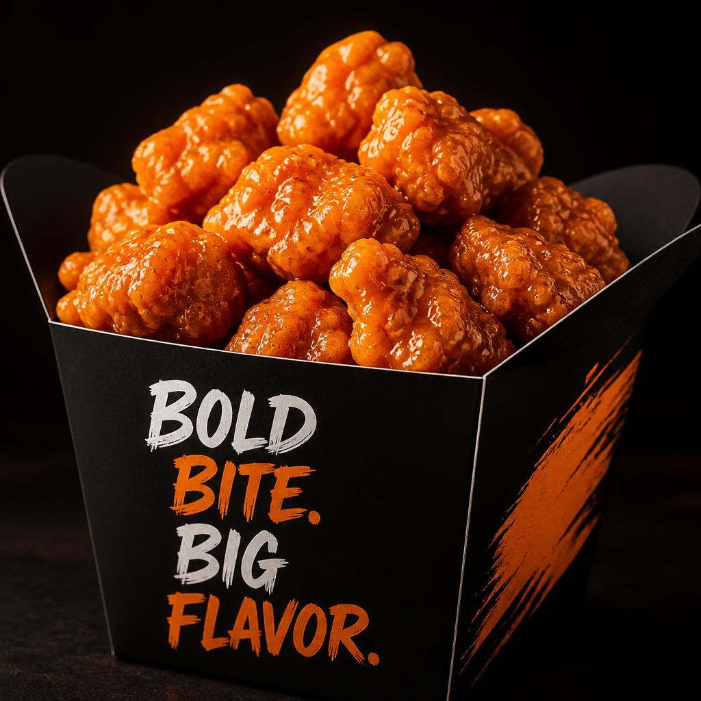 Boneless de pechuga de pollo con salsa de Alas Box